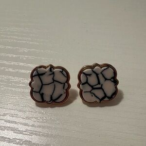 Chic Navy and White Earrings from Marley Lilly